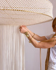 Loubna Macrame Lamp - Beige