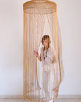 Fatima Zahra Macrame Lamp - Honey
