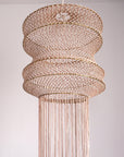 Siham Macrame Lamp - Marrakech Blush & Beige Mix