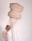 Siham Macrame Lamp - Marrakech Blush & Beige Mix