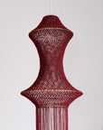 Ilham Macrame Lamp - Plum