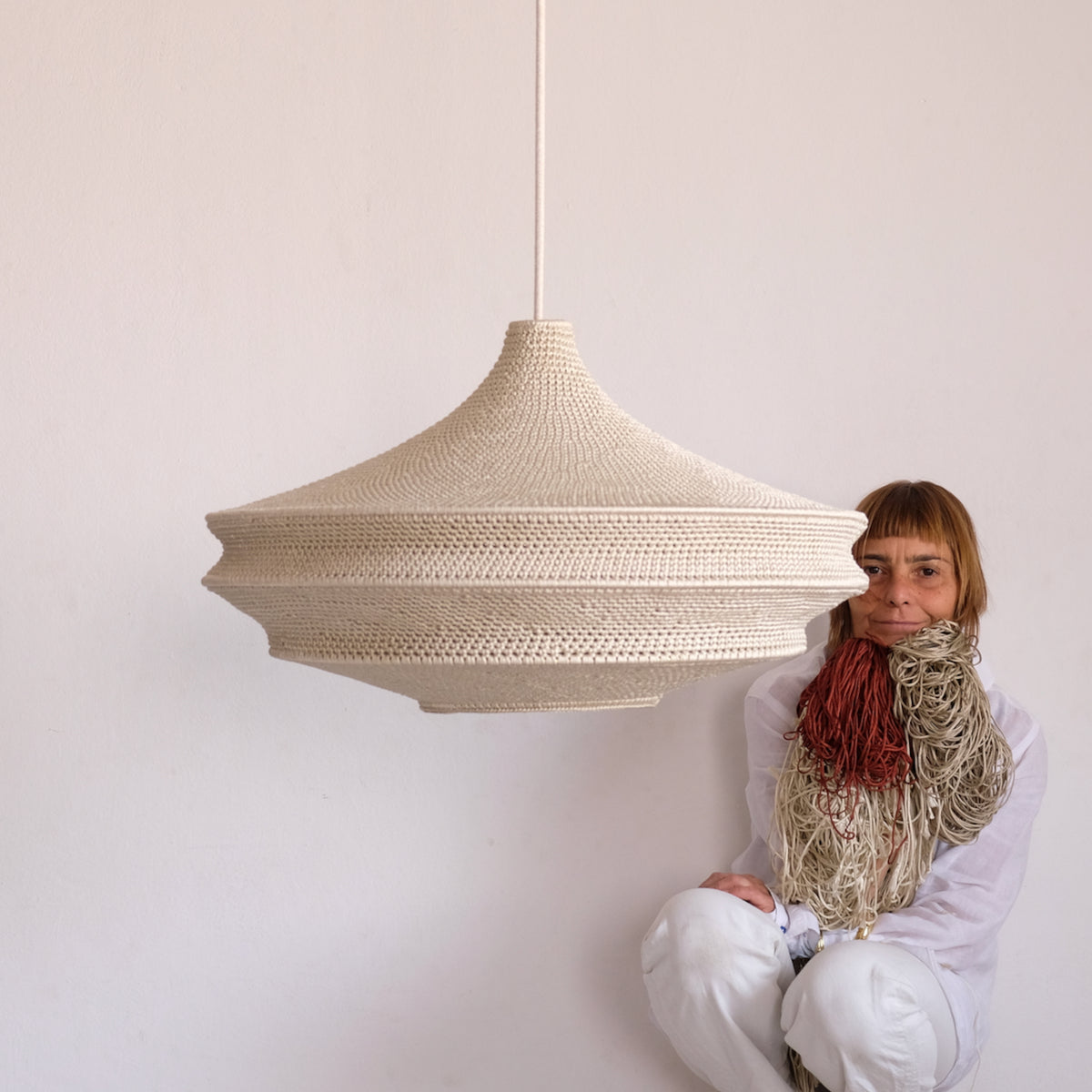 Saint VII Crochet Pendant Lamp – Hamimi