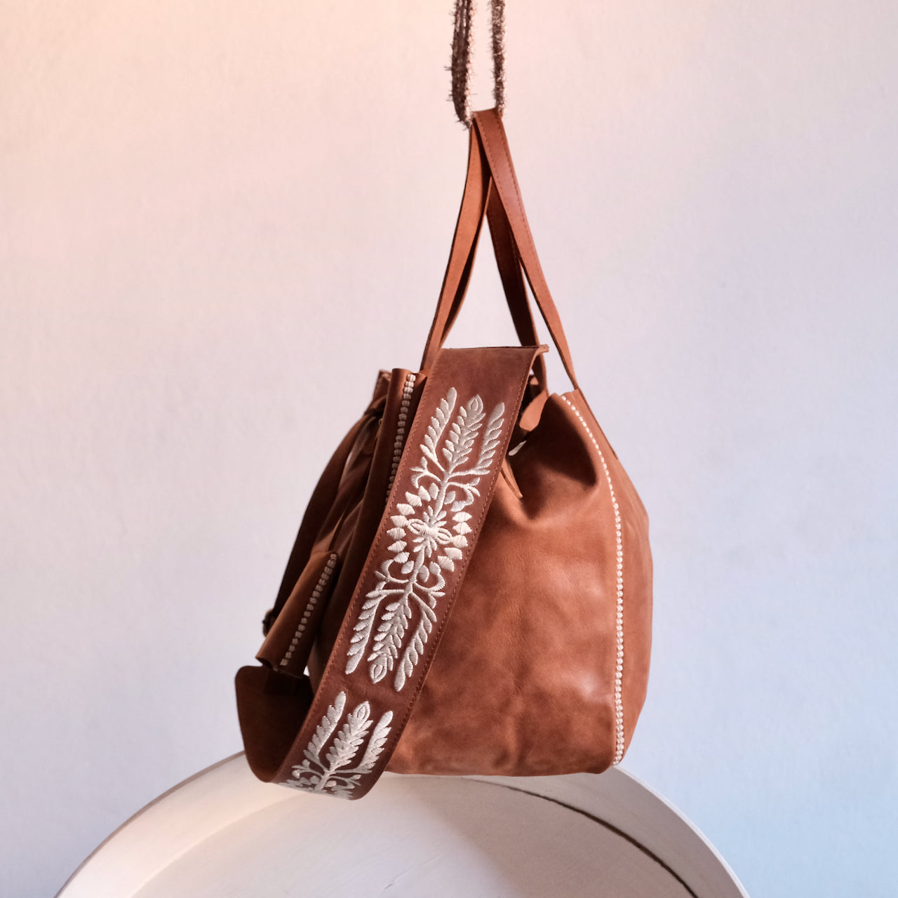 Sarma Large Tote - Cognac – Hamimi