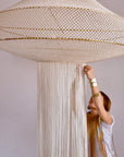 Loubna Macrame Lamp - Beige