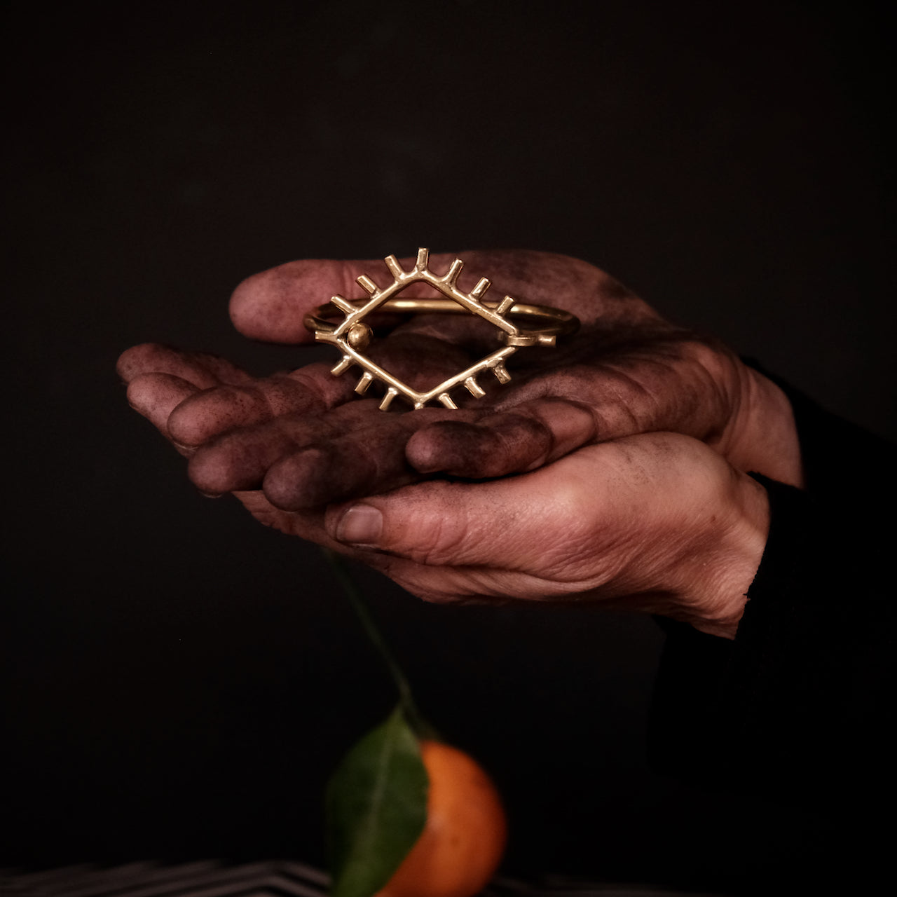 Amazigh Eye Hinge Bangle