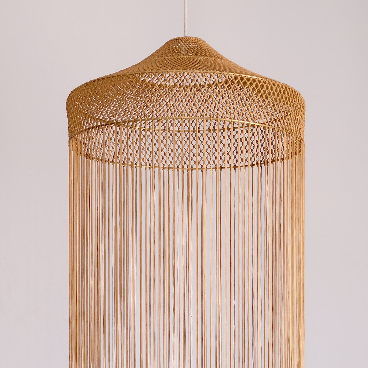 Fatima Zahra Macrame Lamp - Honey