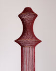 Ilham Macrame Lamp - Plum