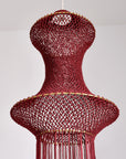 Ilham Macrame Lamp - Plum