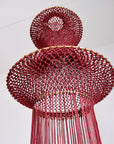 Ilham Macrame Lamp - Plum
