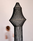 Khadija Macrame Lamp - Khol Black