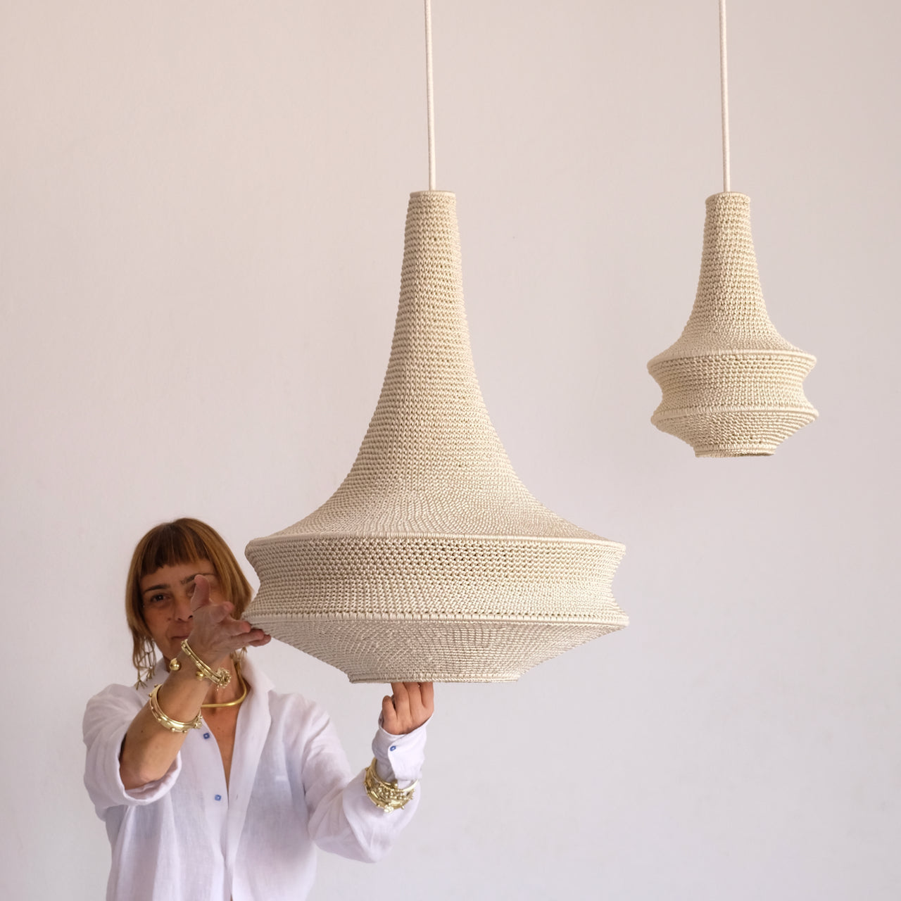 Joosh Crochet Pendant Lamp - Large