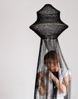 Medina One Macrame Lamp - Black