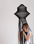 Medina One Macrame Lamp - Black