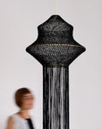 Medina One Macrame Lamp - Black