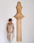 Medina Two Macrame Lamp - Honey & Mustard