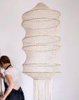 Nora Macrame Lamp - Beige