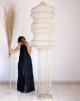 Nora Macrame Lamp - Beige
