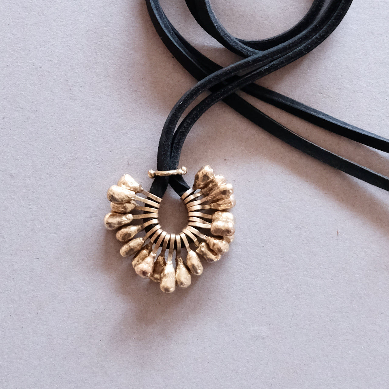 Sahara Molten Cluster Necklace