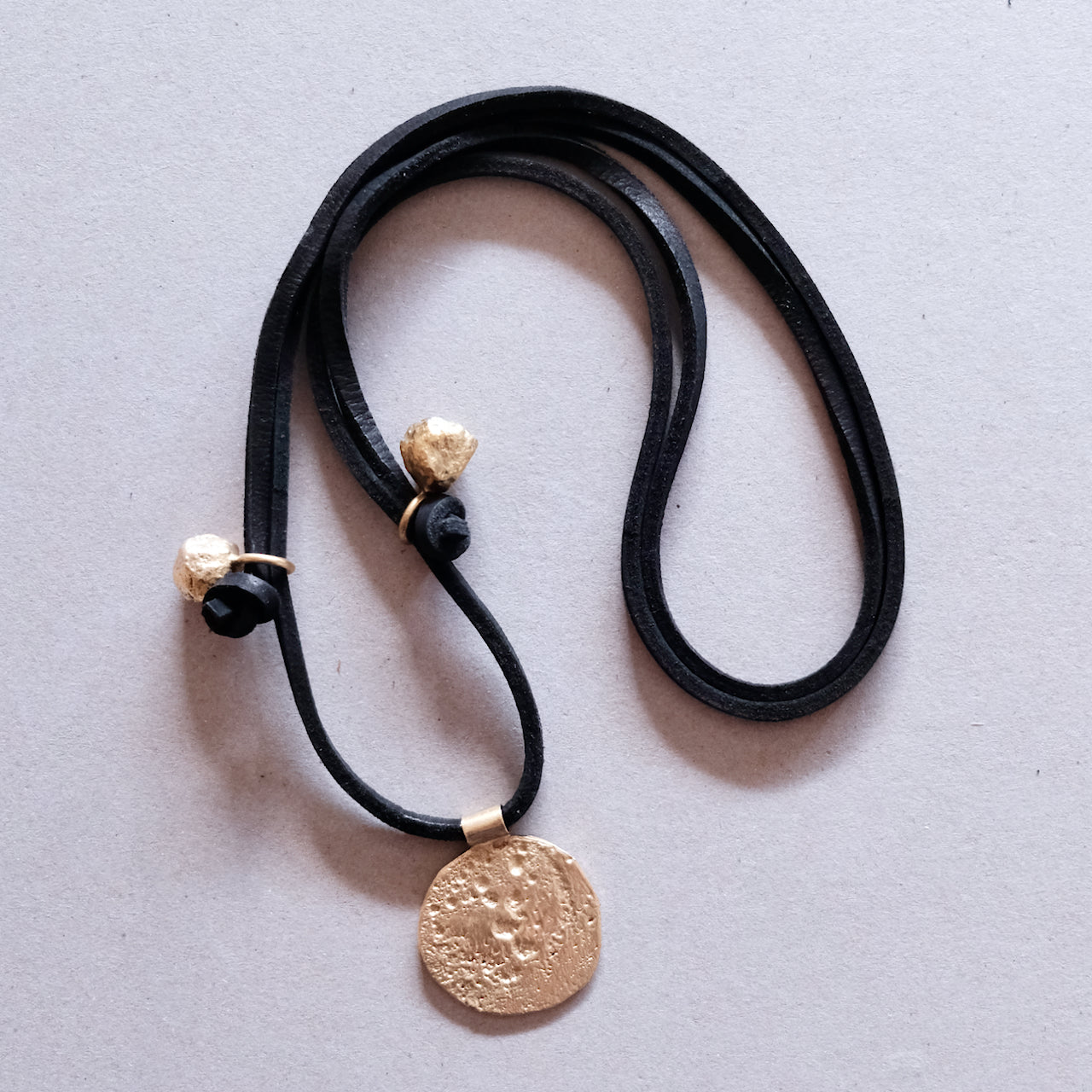 Sahara Molten Coin Necklace