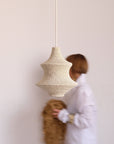 Saint I Crochet Pendant Lamp