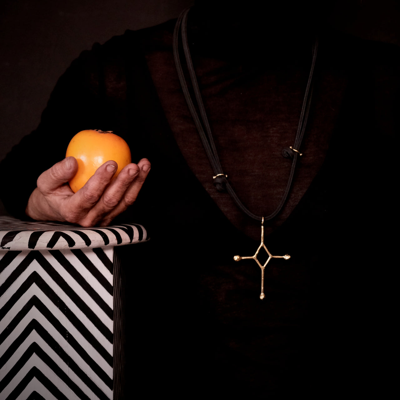 Amazigh Cross Pendant Necklace – Hamimi