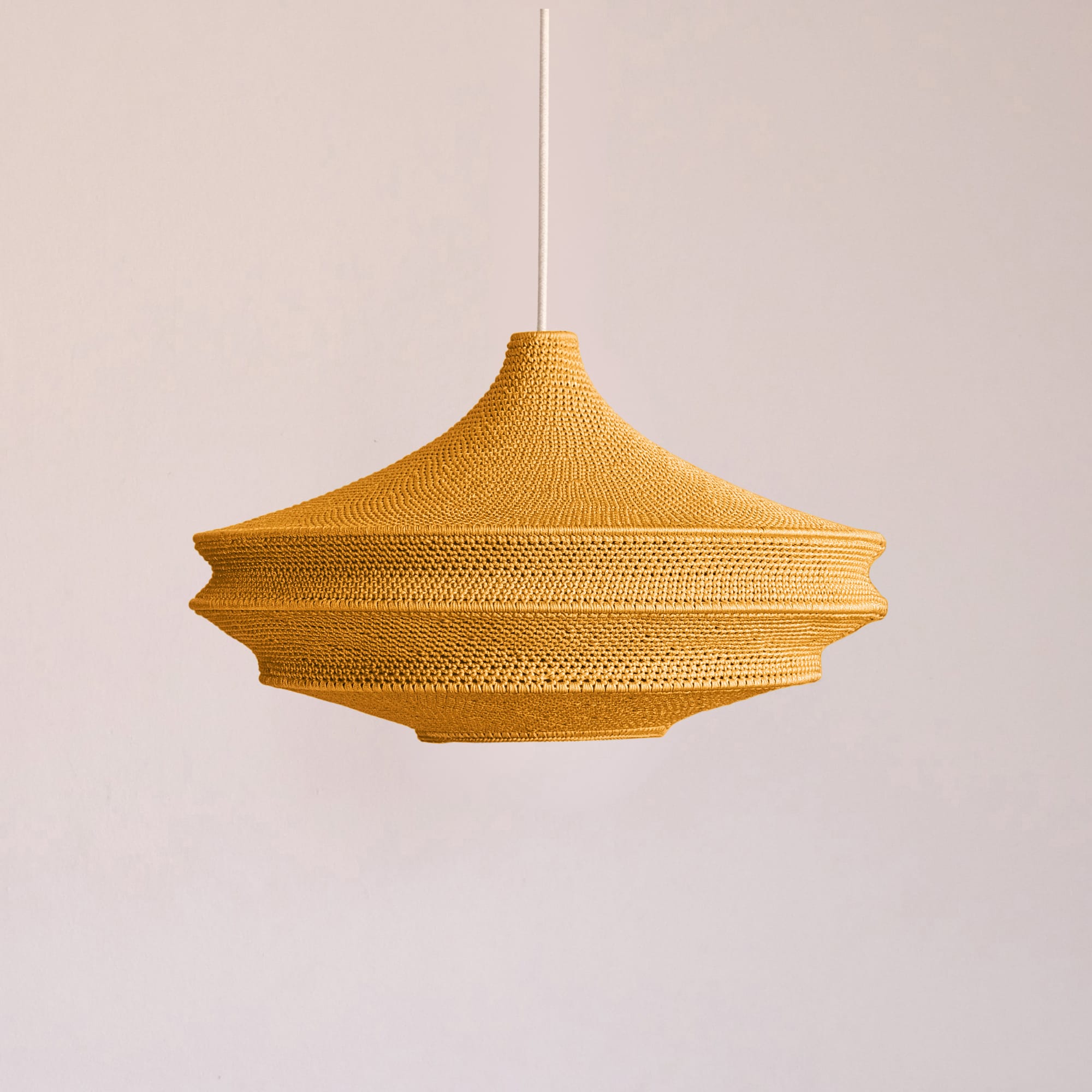 Lámpara colgante de ganchillo Saint VII 