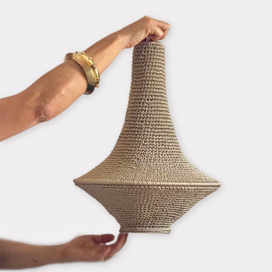Wahad Crochet Pendant Lamp - Small - Hamimi Design