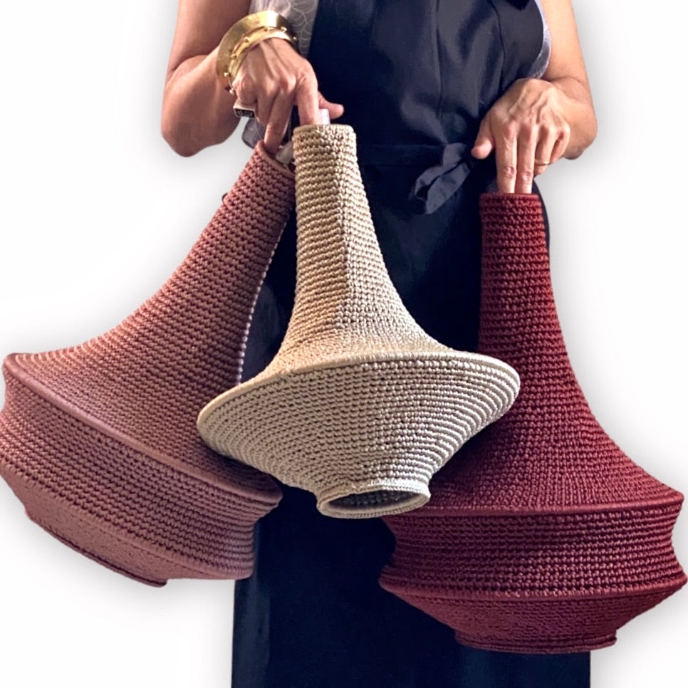 Joosh Crochet Pendant Lamp - Medium – Hamimi